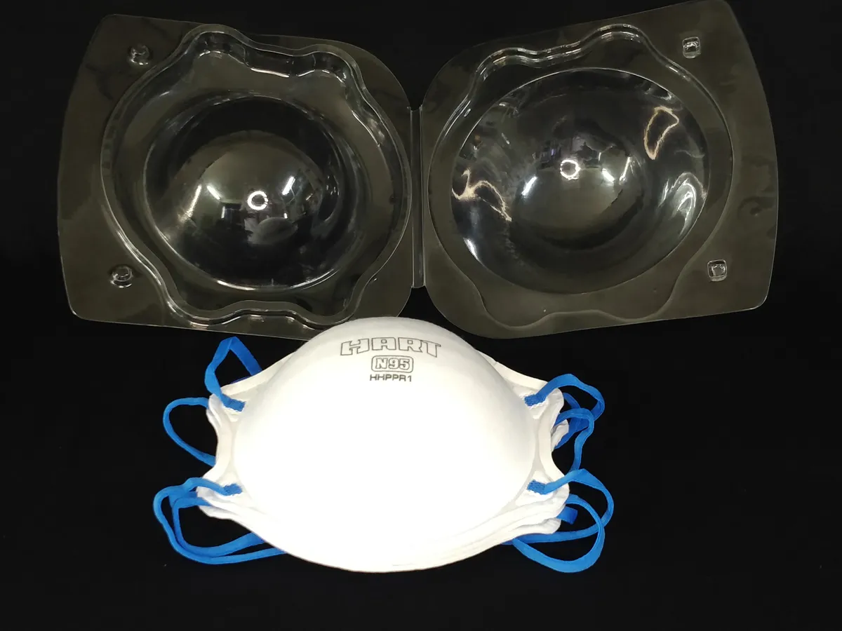 Hinged clamshells
